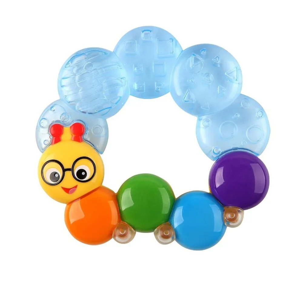 Chill Rattle Teether - Water-Filled Caterpillar for Comfortable Teething Relief